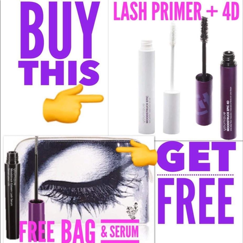 Younique lash trio